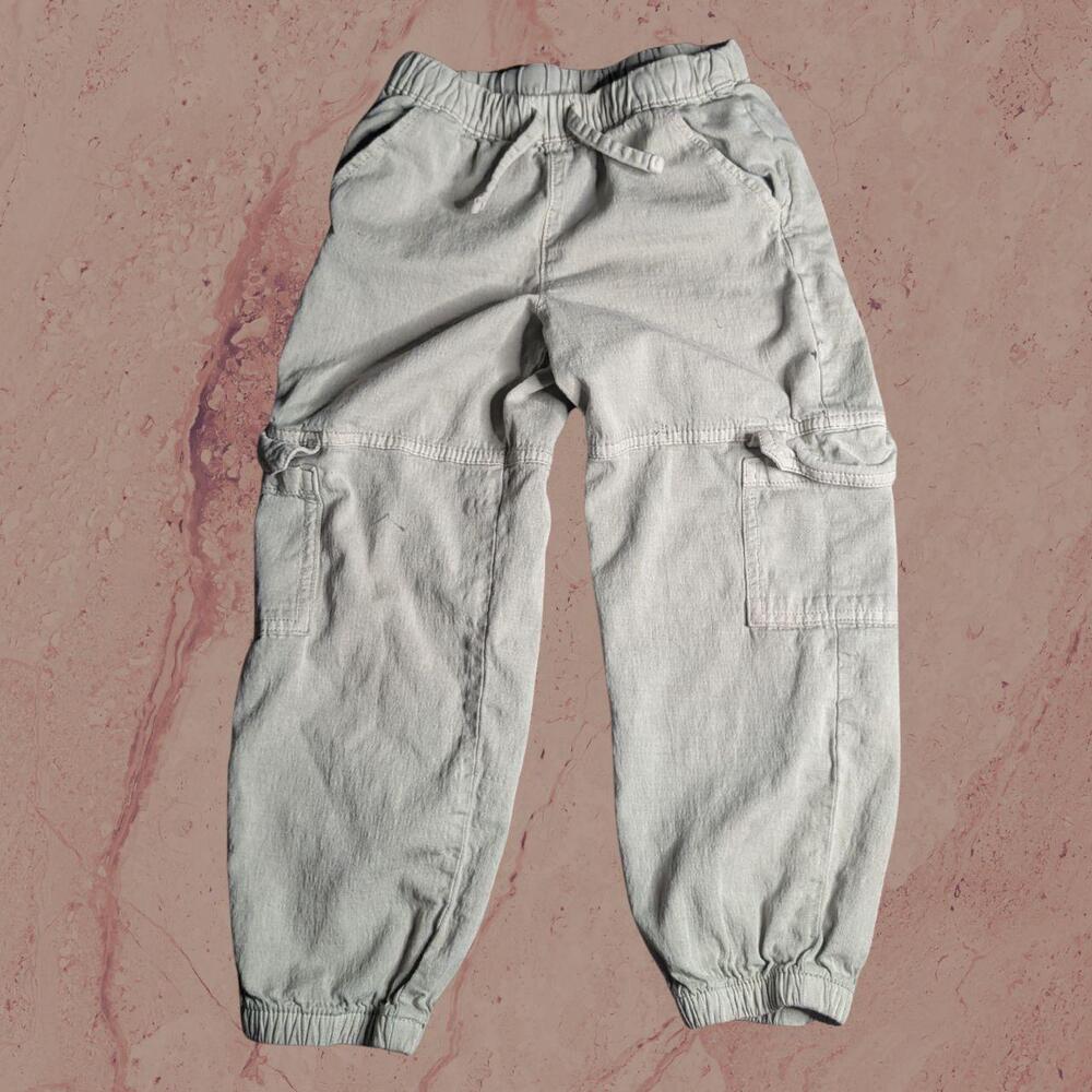 Baggy twill cargo jogger pants 🛹